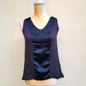 Miss Me blue sequined top size small